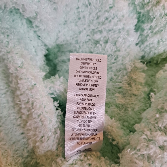 Inner Circle Turtleneck Sweater Womens Mint Green Plush Size M - Picture 8 of 8